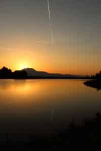 Sunset at Lac de Nyon